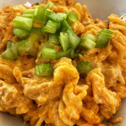 Slow Cooker Buffalo Chicken Pasta