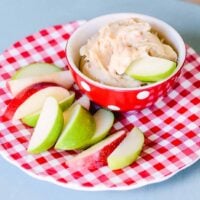 Toffee Cream Cheese Apple Dip