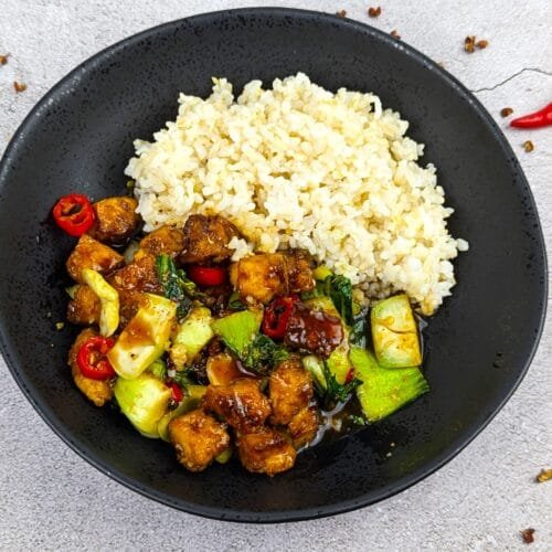 Sichuan Tofu Stir Fry