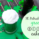 Green Beer Mug Cake