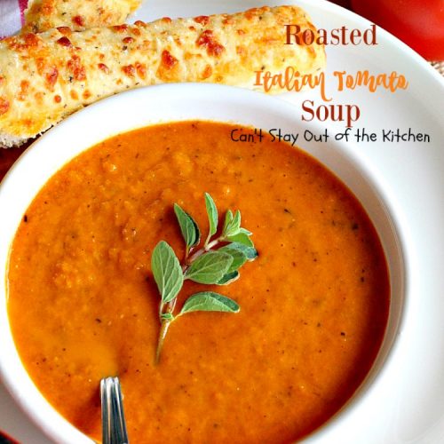 Roasted Italian Tomato Soup