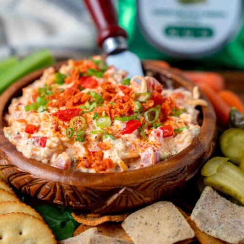 Spicy Pepperoni Keto Pimento Cheese