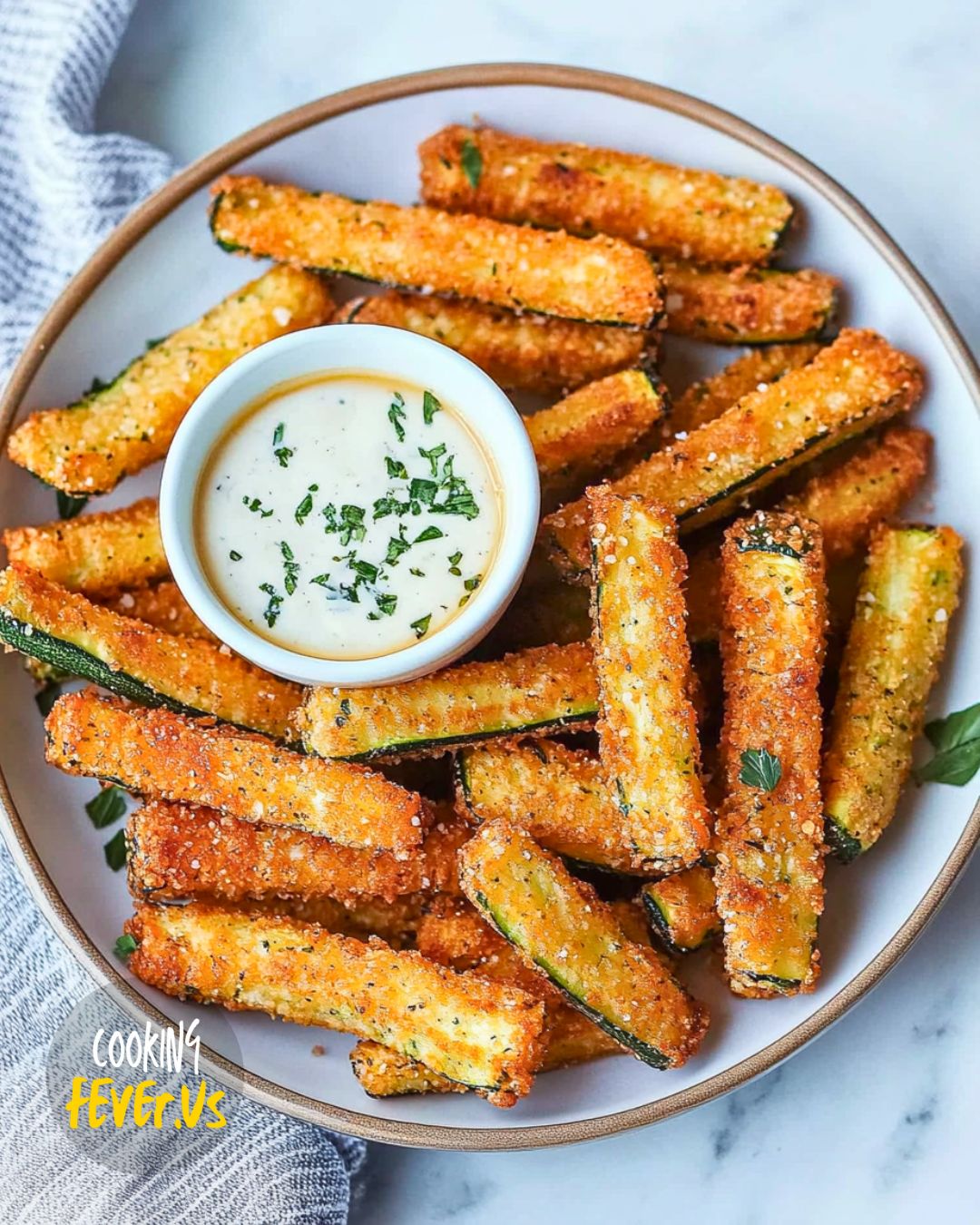 Air Fryer Crispy Zucchini Fries