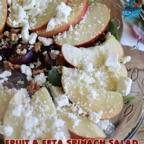 Fruit and Feta Spinach Salad