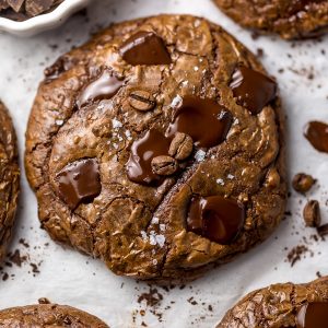 Espresso Chocolate Fudge Cookies