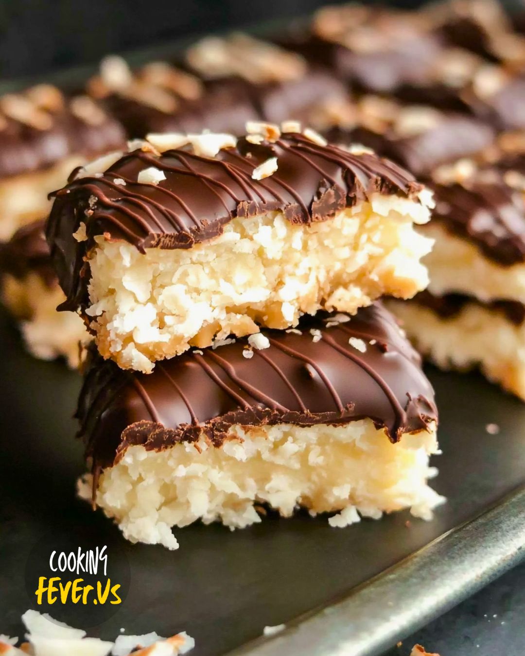 Decadent Chocolate Coconut Bars