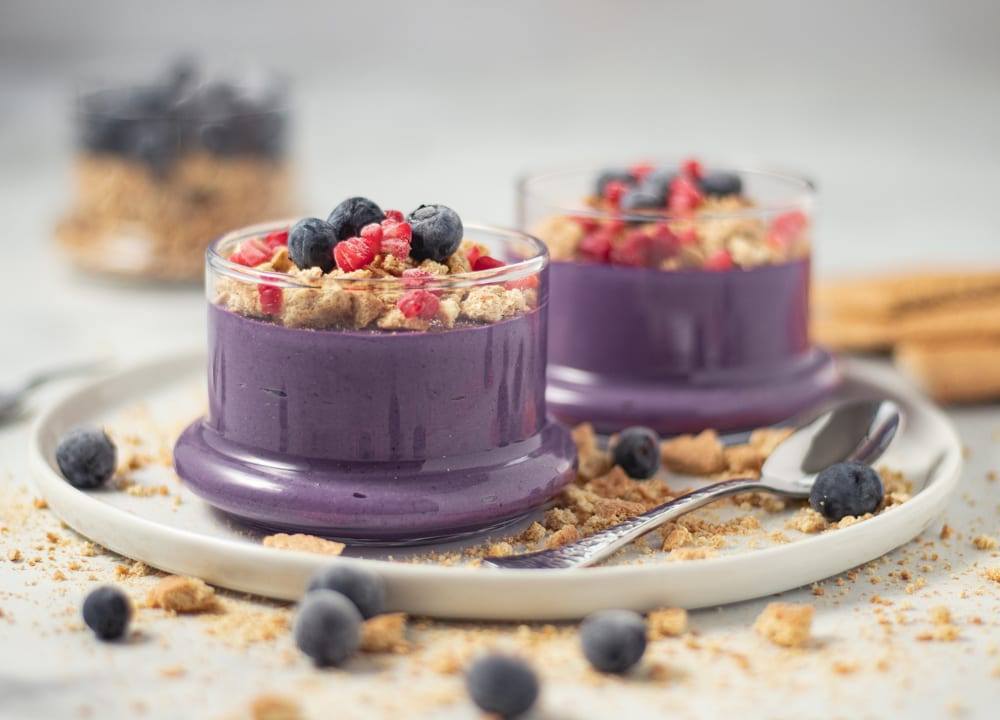 Easy No Bake Blueberry Cheesecake