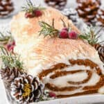 Gingerbread Yule Log