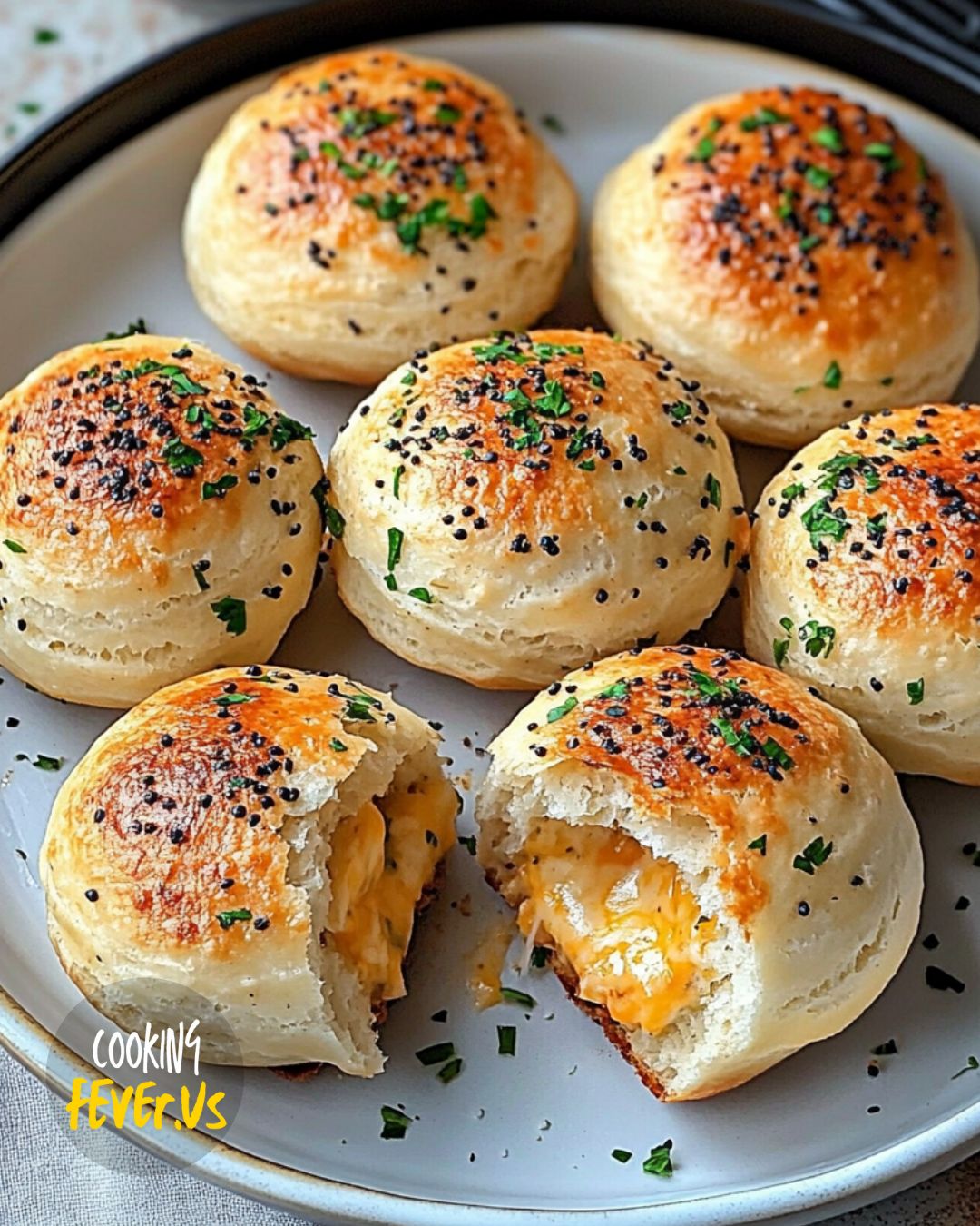 Air Fryer Biscuit Cheese Bombs