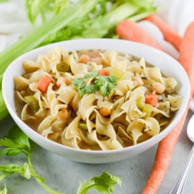 Vegan Chicken Noodle Soup