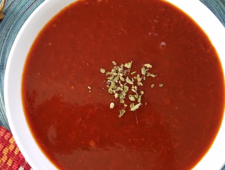 Red Chile Sauce with Onion & Garlic (From Red Chile Powder)