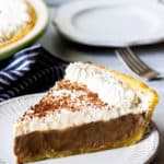 Chocolate Cream Pie on Almond Crust