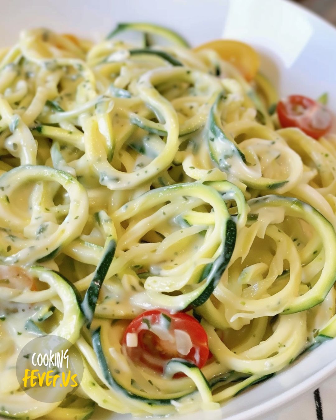 Creamy Zucchini Noodles
