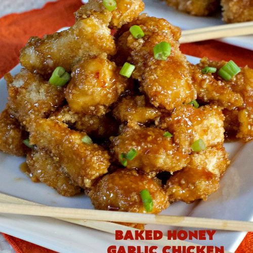Baked Honey Garlic Chicken