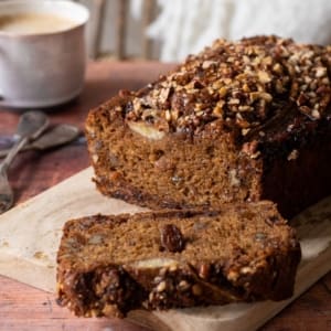 Fully Loaded Banana Bread with a Nutty Pecan Crumble Topping (Gluten Free)
