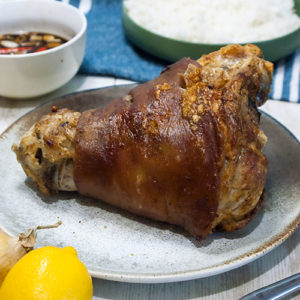 Oven baked Crispy Pata
