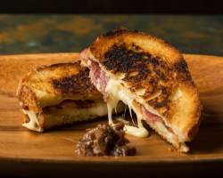 Double Smoked Cheddar Cheese And Bacon Sandwich