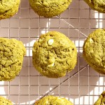 Browned Butter Matcha Cookies