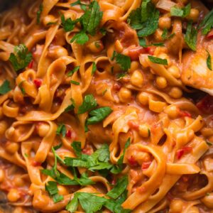 Get the Recipe: One Pot Chickpea Pasta (Vegan Recipe)