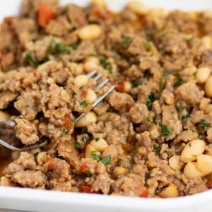 White Beans and Sausage