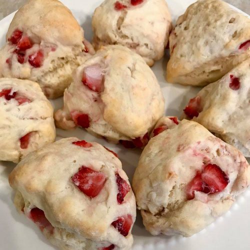 Strawberry Scones