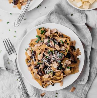 Brown Butter Mushroom Pasta