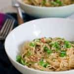 Whole Wheat Spaghetti Carbonara