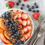 Gluten Free Rolled Oats Breakfast Bowl
