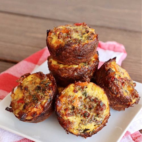 Sausage and Cheese Breakfast Muffins