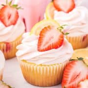 Strawberry Lemon Cupcakes