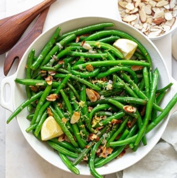 Fresh Green Beans Almondine