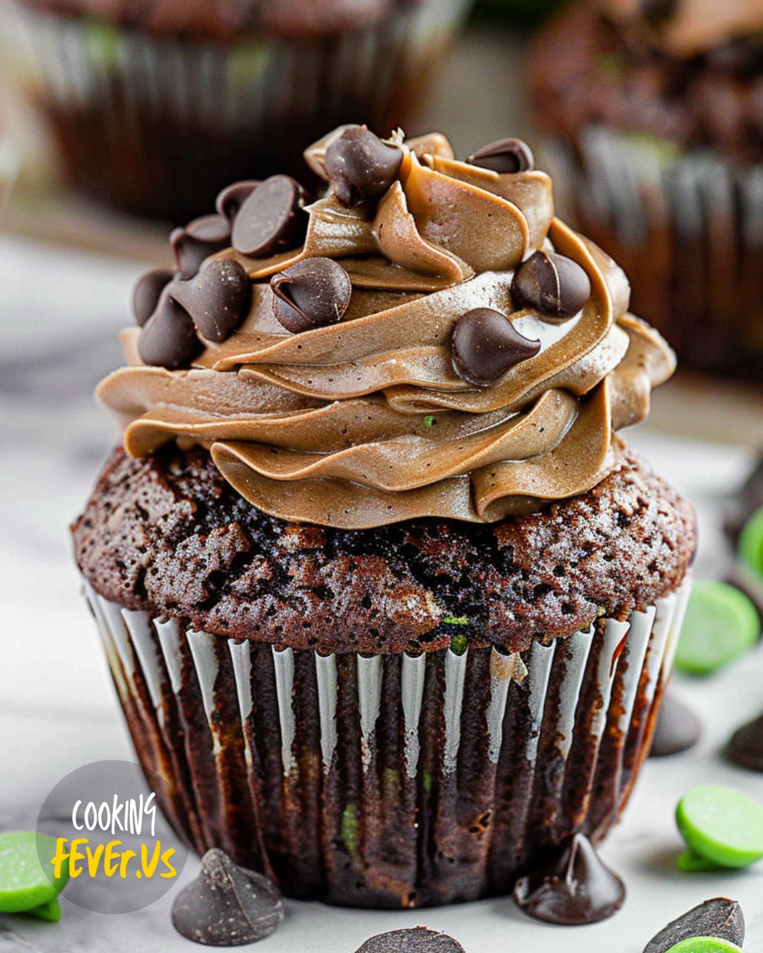 Chocolate Chip Zucchini Cupcakes