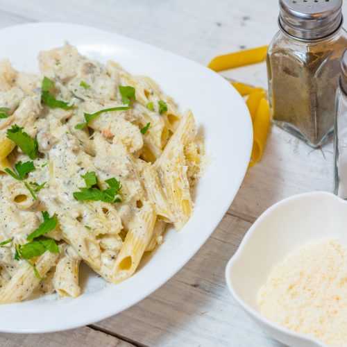 Chicken and Bacon Carbonara