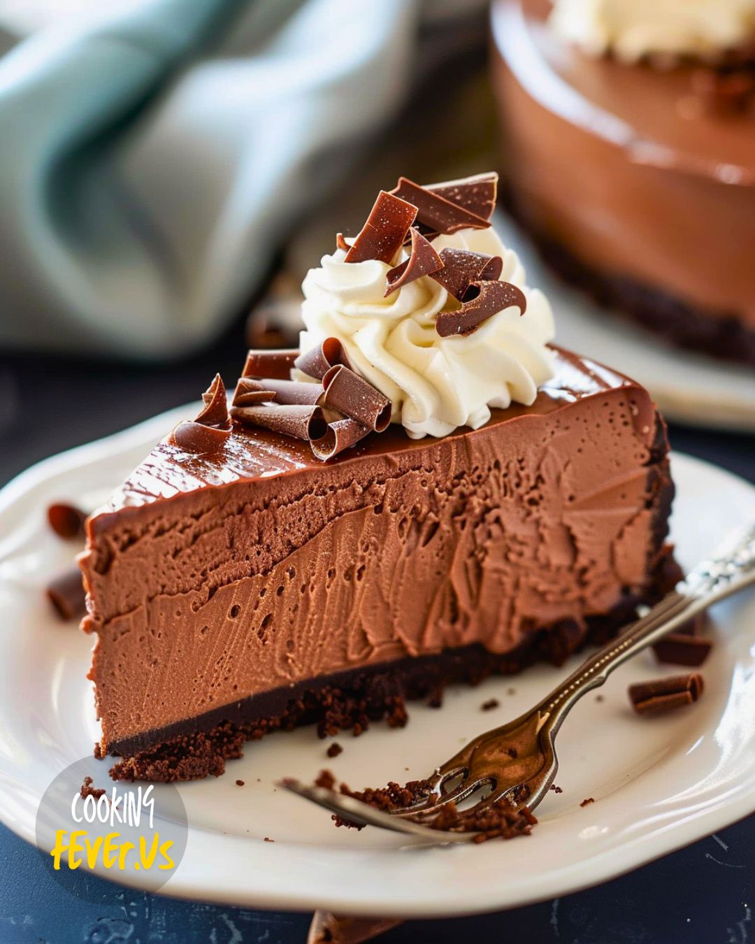 No Bake Chocolate Cheesecake