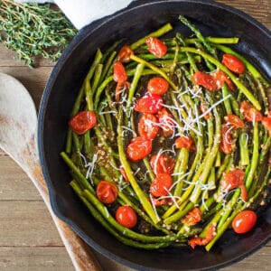 Sauteed Asparagus and Cherry Tomatoes