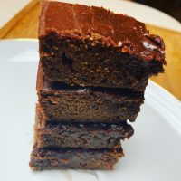 The Best Sweet Potato Protein Brownies