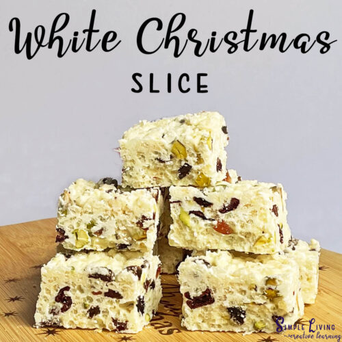 White Christmas Slice