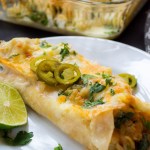 Keto Shrimp & Greens Enchiladas With Jalapeño "Cream" Sauce