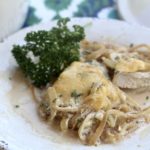 Pork in Cheesy Onion Cream