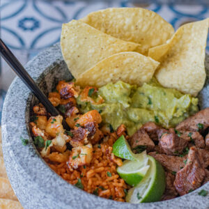 Quick Beef Tacos Molcajete Dinner
