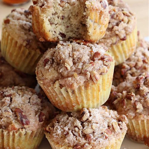 Maple Pecan Pie Muffins