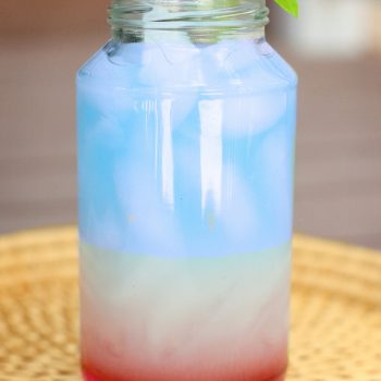Red White and Blue Drink