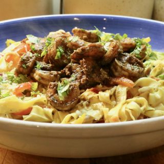 Jerk Shrimp Rasta Pasta