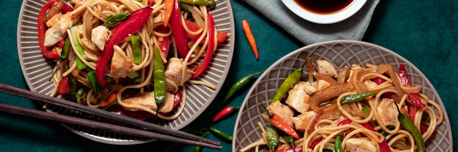 Spicy Thai Noodle Stir Fry