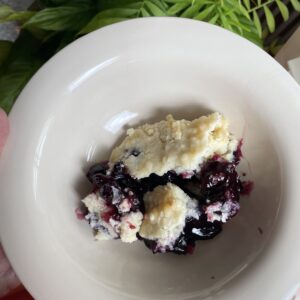 Blackberry Blueberry Cobbler