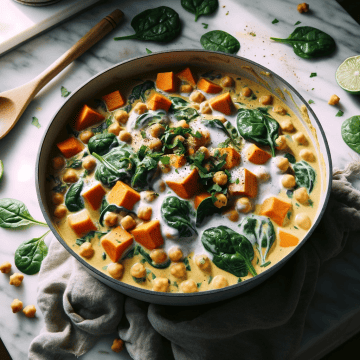 Sweet Potato & Chickpea Coconut Curry Recipe for Thanksgiving