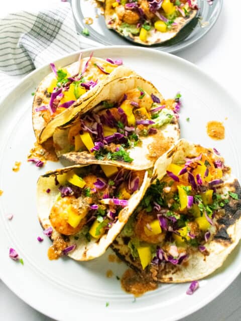 Shrimp Tacos with Mango Salsa