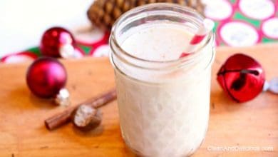 Clean Eating Eggnog