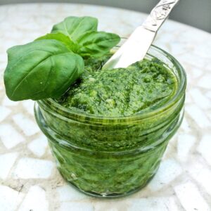 Homemade Basil Pesto