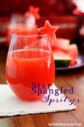 Star Spangled Spritzer {July 4th Holiday Cocktail Recipe}